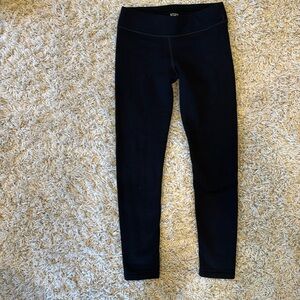 Athleta Girl insulated black leggings